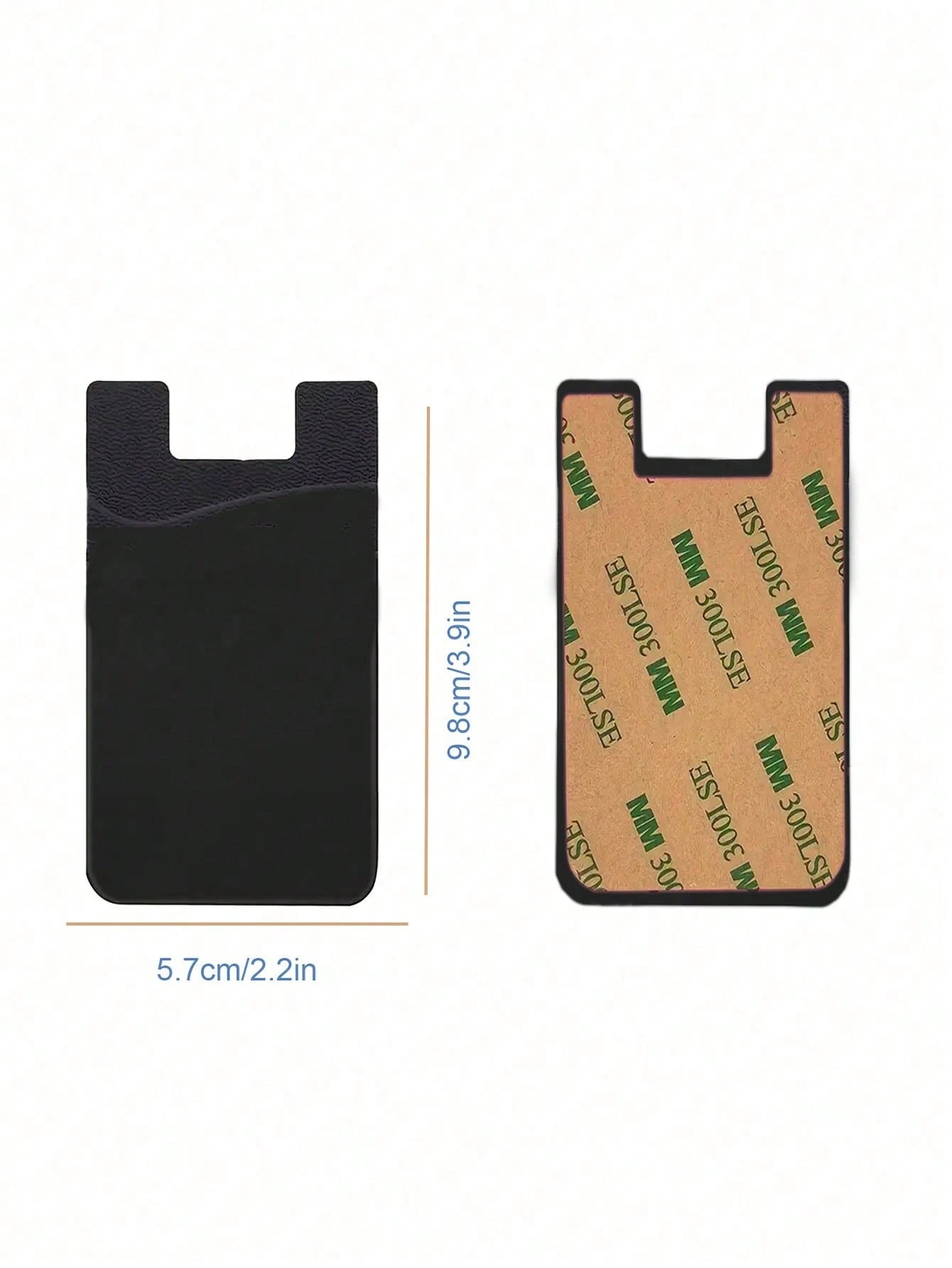 1pc Minimalist Universal Adhesive Phone Back Bag Phone Back Wallet Pocket Compatible With Most Smartphones And Protective Cases Card Covers For Vacation Card Holder Wallet Business Card Holder Credit