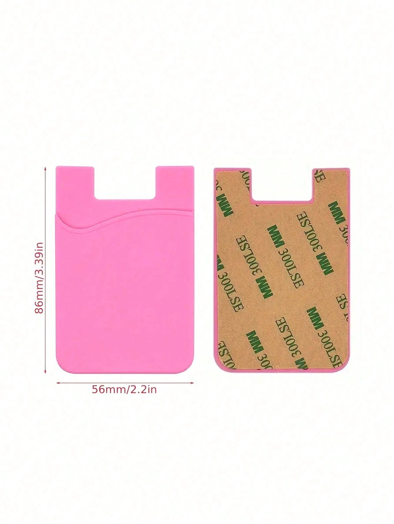 1pc Minimalist Universal Adhesive Phone Back Bag Phone Back Wallet Pocket Compatible With Most Smartphones And Protective Cases Card Covers For Vacation Card Holder Wallet Business Card Holder Credit