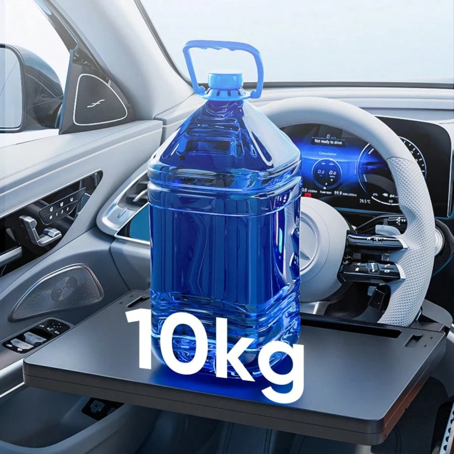 1pc Multi-Function Adjustable Car Steering Wheel Desk, Floating Cup Holder, In-Car Office Accessory