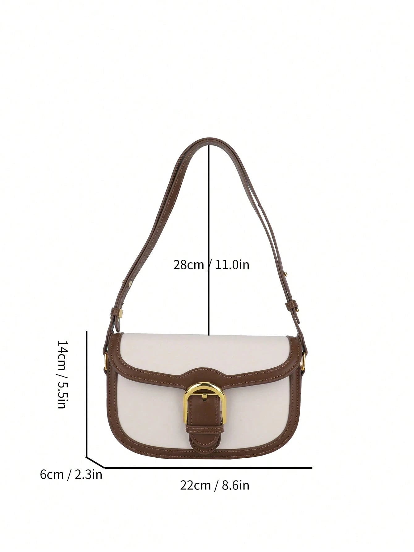 1pc New Colorblock Women's Crossbody Bag, Casual PU Saddle Bag, Designer Inspired Minimalist Versatile Shoulder Bag, Fashion Small Square Bag, Women's Wallet, Card Holder, Coin Purse, Key Pouch, Suita