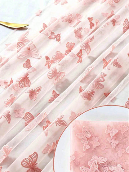 1pc Pink Butterfly Table Runner, Butterfly Theme Party Supplies, Gender Reveal Party Decor, Wedding Decor, 1st Birthday Decor, Baby Shower Supplies, Holiday Party Decor, Home Decor, Room Decor, Table