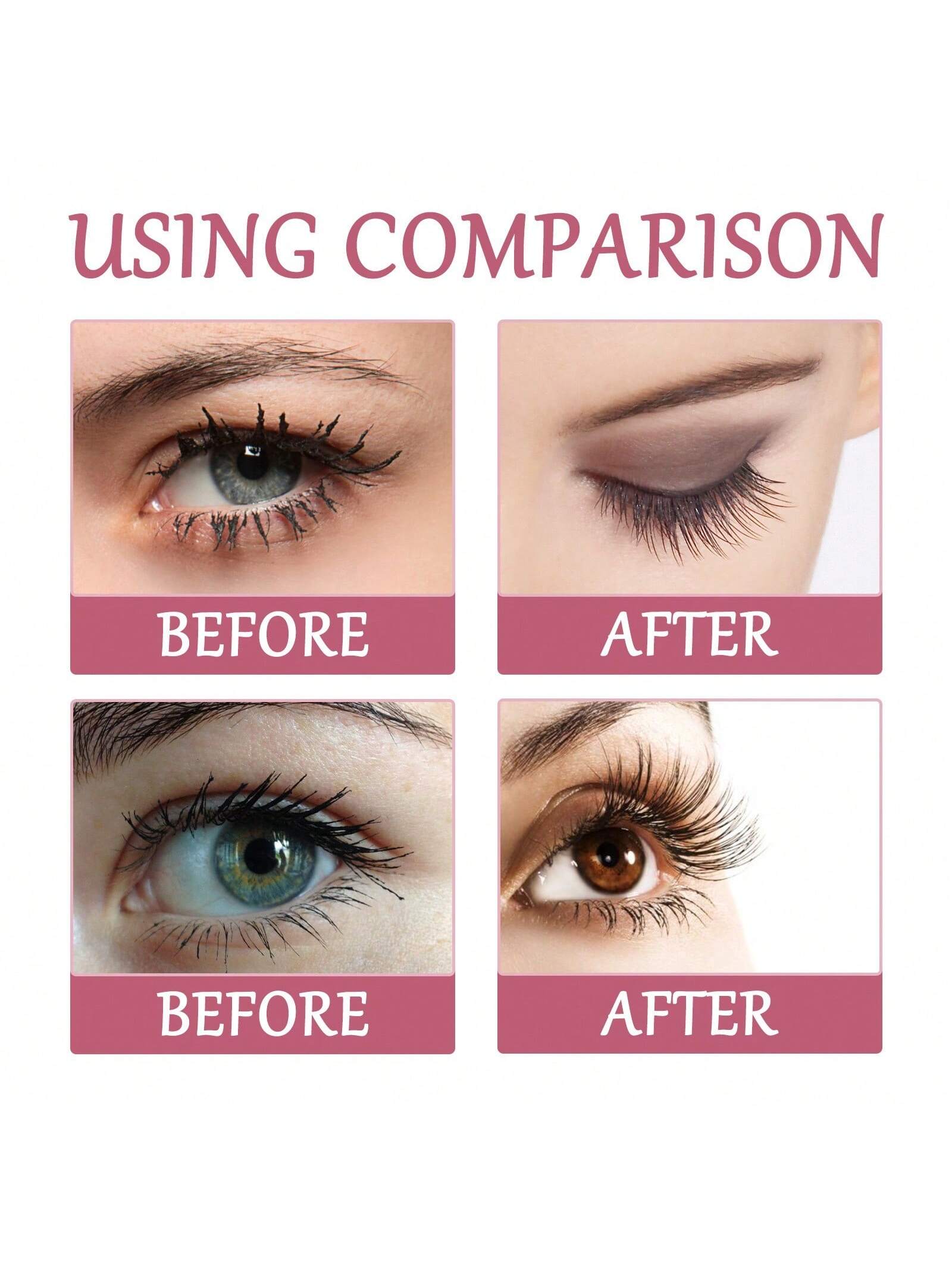 1pc Pink Stainless Steel Dense Tooth Eyelash Comb Brush, Portable Eyelash Curling Assistant Tool, Eye Makeup Tool, False Eyelash Grooming Tool