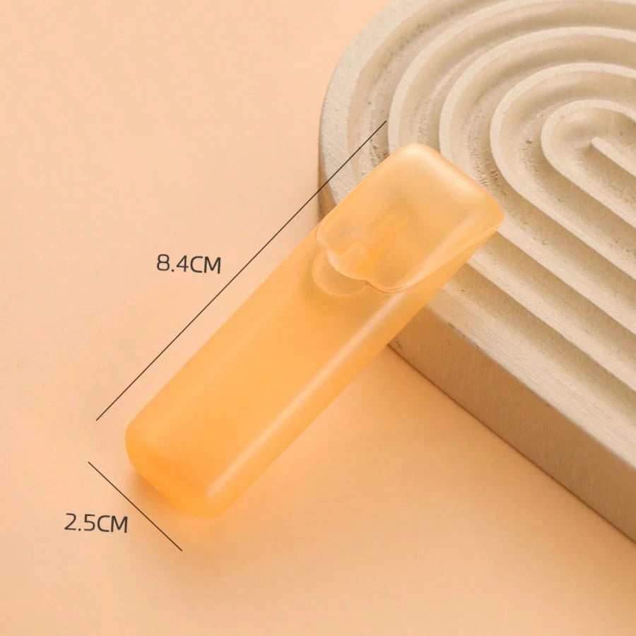1pc Portable Small Storage Box, Travel Organizer Pill Case, Portable Cotton Swab Box, Dental Floss Storage Box, Cosmetic Storage Box, Bathroom Accessories,Room Decor
