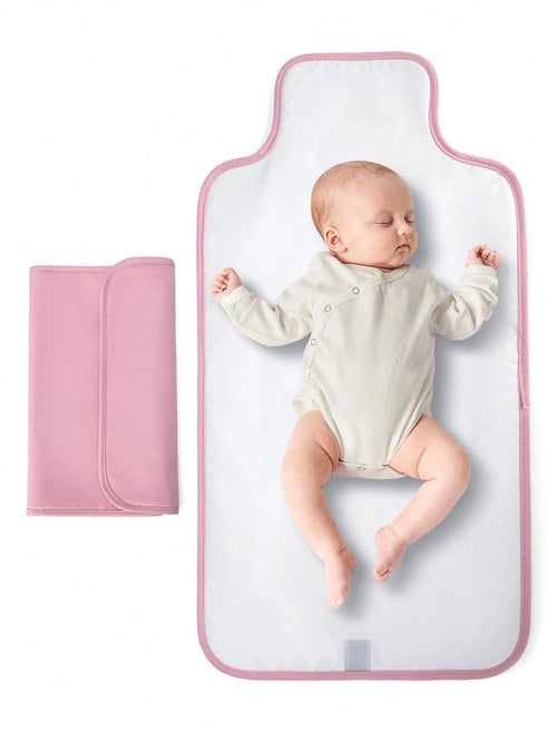 1pc Portable Waterproof Changing Pad With Wipe Pocket, Diaper Changing Mat For Infants, Removable Travel Changing Pad, Great Gift For Baby Shower, Newborn Baby Girl And Boy