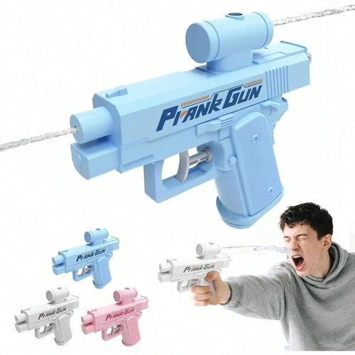 1pc Prank Water Gun, Bidirectional Squirt Gun, Practical Joke Water Gun, Reverse Water Gun, Suitable For Parties And Summer Fun Activities, Funny Novelty Toy, Swimming Pool Beach Water Fight Creative