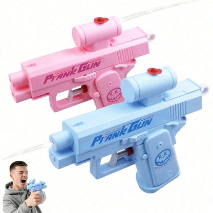 1pc Prank Water Gun, Bidirectional Squirt Gun, Practical Joke Water Gun, Reverse Water Gun, Suitable For Parties And Summer Fun Activities, Funny Novelty Toy, Swimming Pool Beach Water Fight Creative