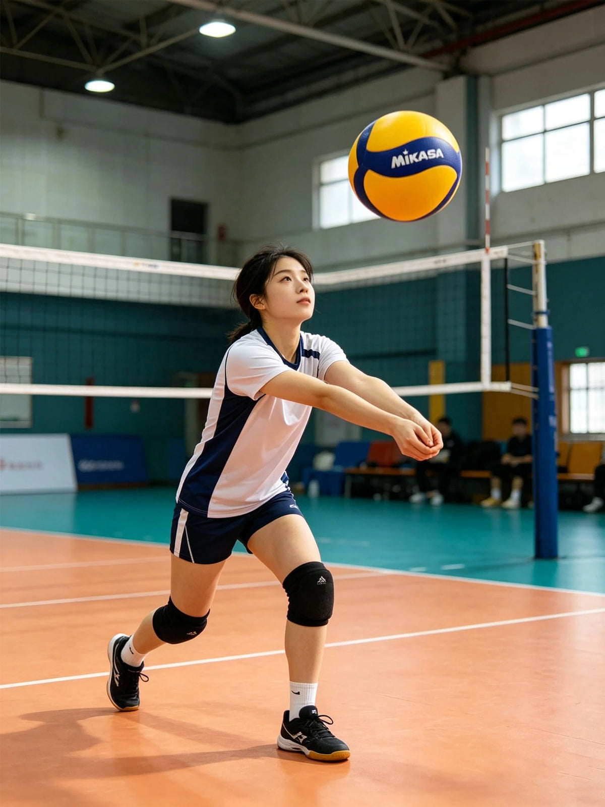 1pc PU Material Volleyball, Suitable For Training And Competition Use