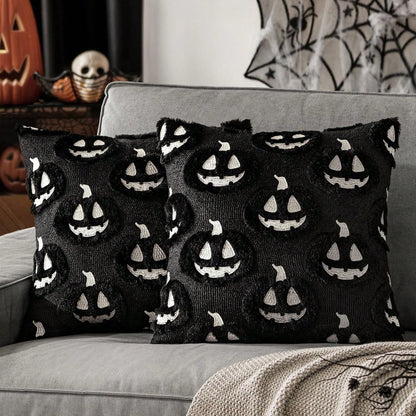 1PC Pumpkin Pattern Decorative Pillowcase, Soft Plush Sofa Cushion Cover, Suitable For Home Holiday Use