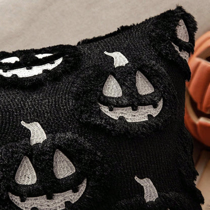 1PC Pumpkin Pattern Decorative Pillowcase, Soft Plush Sofa Cushion Cover, Suitable For Home Holiday Use