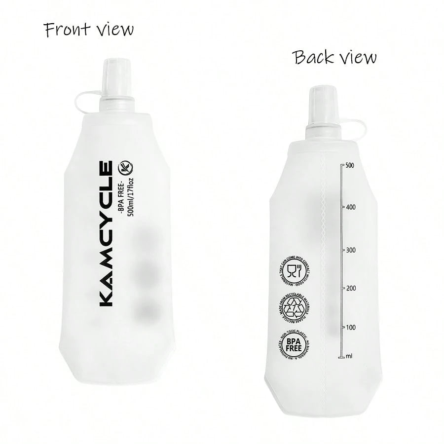 1pc Running Vest Backpack With 1pc 2L Water Bladder And 1pc 500ml Soft Water Bottle, Unisex Hydration Vest Backpack For Cycling, Running, Hiking, Trail Running, Climbing And Other Outdoor Sports (Back