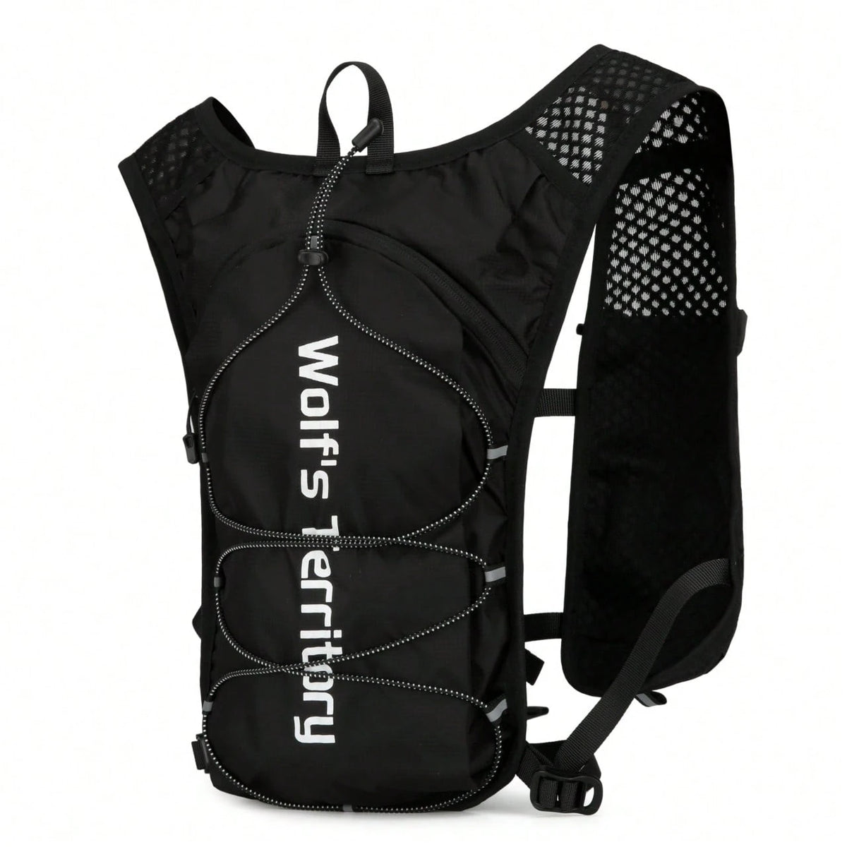 1pc Running Vest Backpack With 1pc 2L Water Bladder And 1pc 500ml Soft Water Bottle, Unisex Hydration Vest Backpack For Cycling, Running, Hiking, Trail Running, Climbing And Other Outdoor Sports (Back
