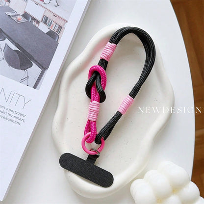1pc Short Wrist Strap Phone Case Connector Accessory Universal Anti-Slip Anti-Drop Portable Charm Gifts For Mother, Family, Friends, Birthday, Holiday Phone Charm, Phone Chain