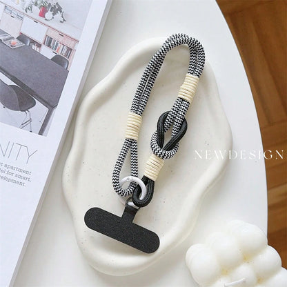 1pc Short Wrist Strap Phone Case Connector Accessory Universal Anti-Slip Anti-Drop Portable Charm Gifts For Mother, Family, Friends, Birthday, Holiday Phone Charm, Phone Chain