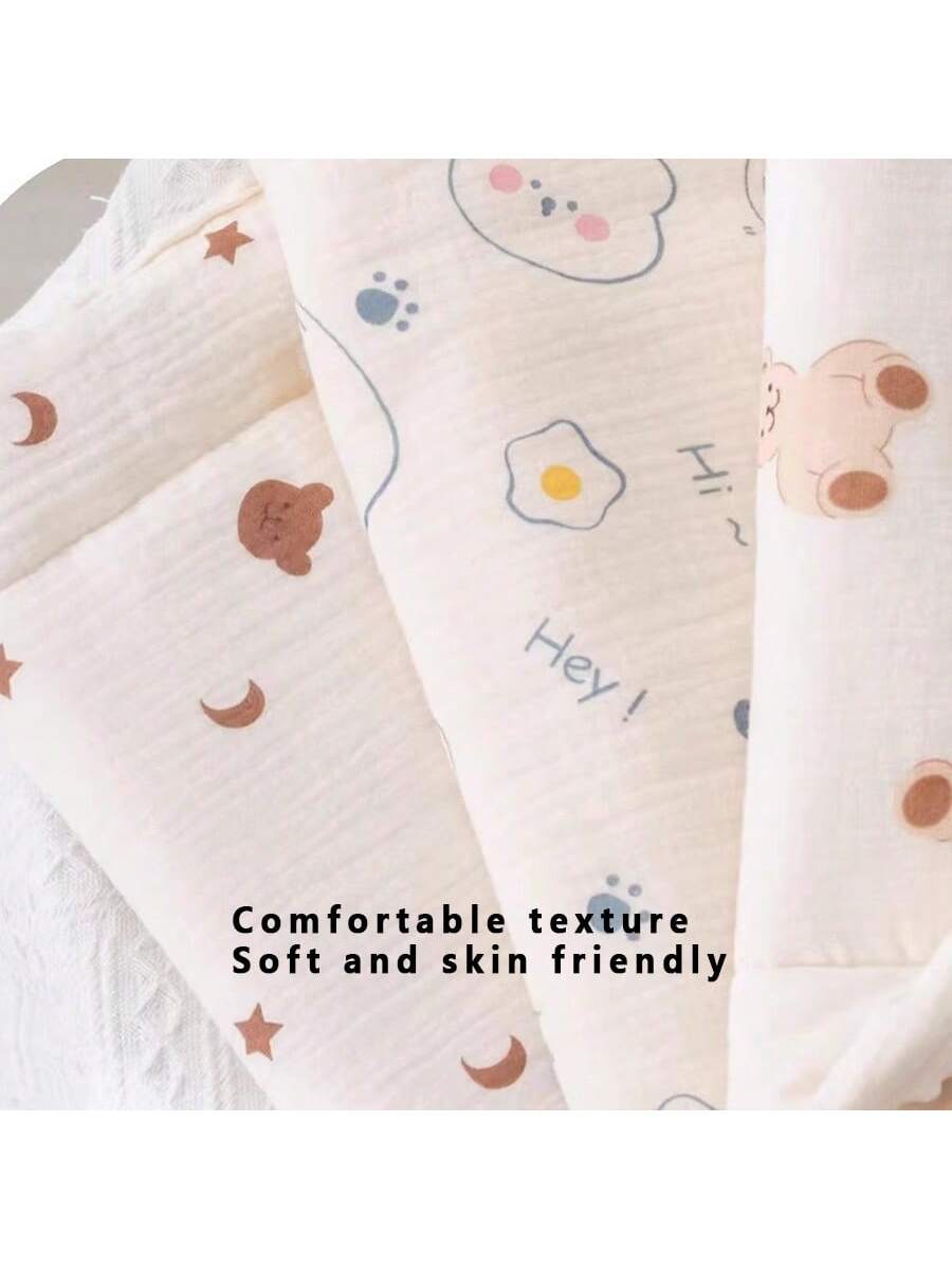 1pc Soft & Comfortable Boucle Stroller Blanket, Thickened Non-Slip Stroller Pad, Suitable For Crib & Bassinet, Reversible