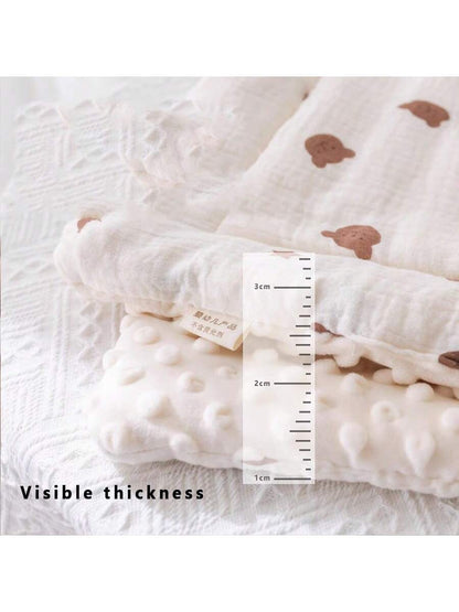 1pc Soft & Comfortable Boucle Stroller Blanket, Thickened Non-Slip Stroller Pad, Suitable For Crib & Bassinet, Reversible