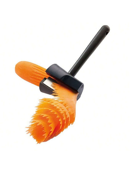1pc Stainless Steel Creative Spiral Slicer Vegetable Cutter, Cucumber Carrot Decorative Shredder