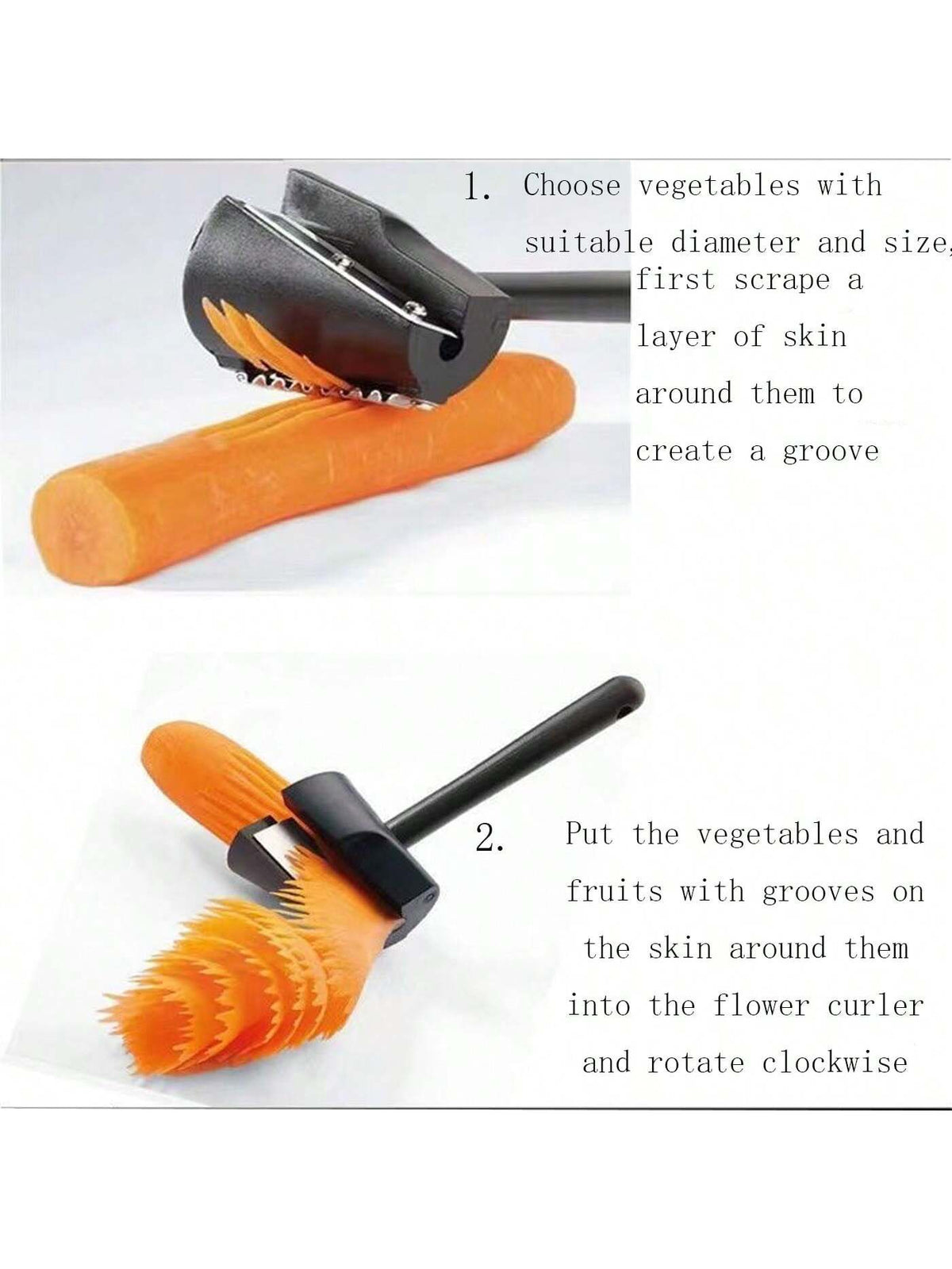 1pc Stainless Steel Creative Spiral Slicer Vegetable Cutter, Cucumber Carrot Decorative Shredder