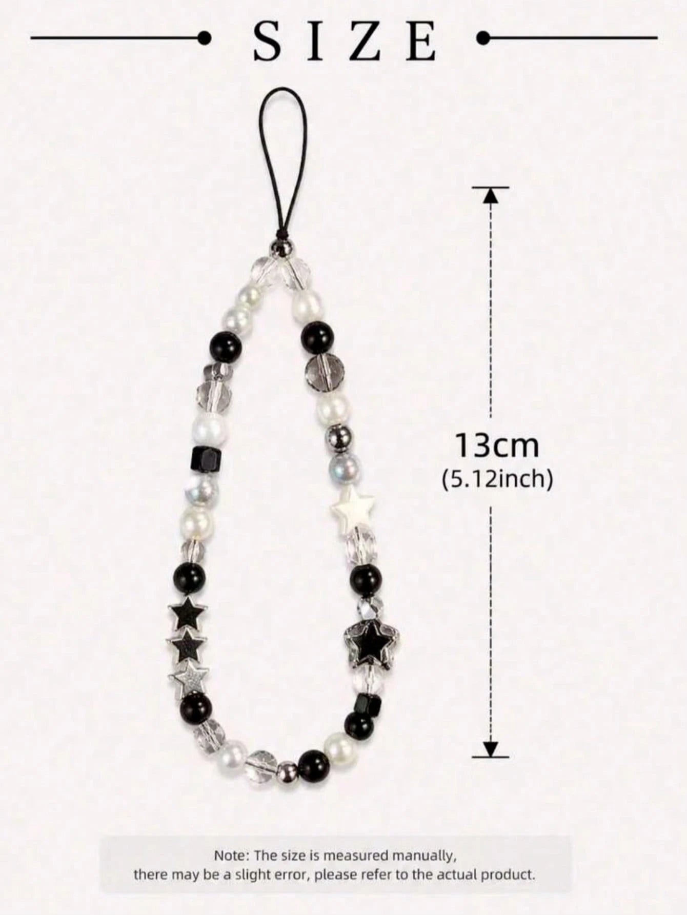 1pc Starry Sky Phone Chain, Transparent Acrylic Handmade Beaded Camera Lanyard, Phone Accessory, Phone Lanyard, Smartphone Wrist Strap, Smartphone Crossbody Bag (Actual Size May Vary Slightly From The