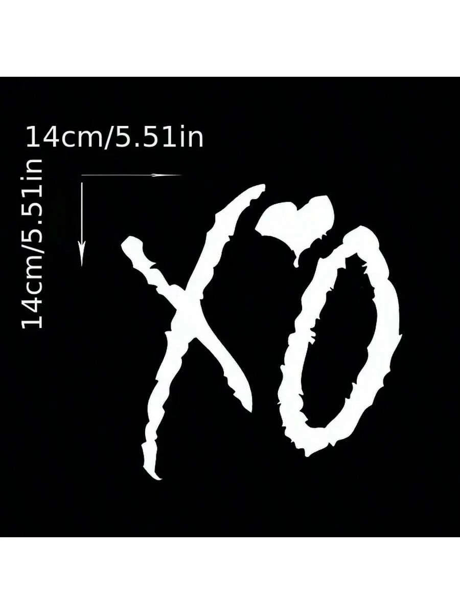 1pc Sticker, Car Phone Laptop Logo, Weekend Hug & Kiss Style