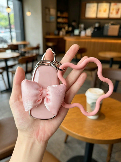 1PC Summer TPU Car Key Cover For Chery Tiggo 8 Pro, Omoda, Arrizo 8/7 Plus, Kunpeng Edition E+, Tiggo 9, With Bow & Flower Lanyard, For Girls