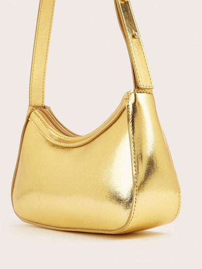 1pc Teenager Underarm Bag Fashion Handbag Essential For Travel