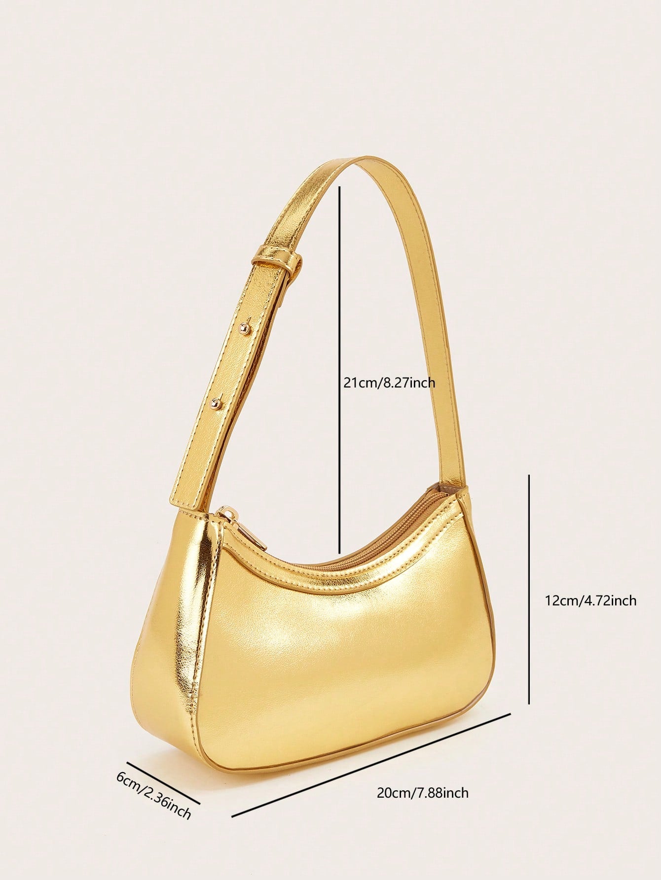 1pc Teenager Underarm Bag Fashion Handbag Essential For Travel