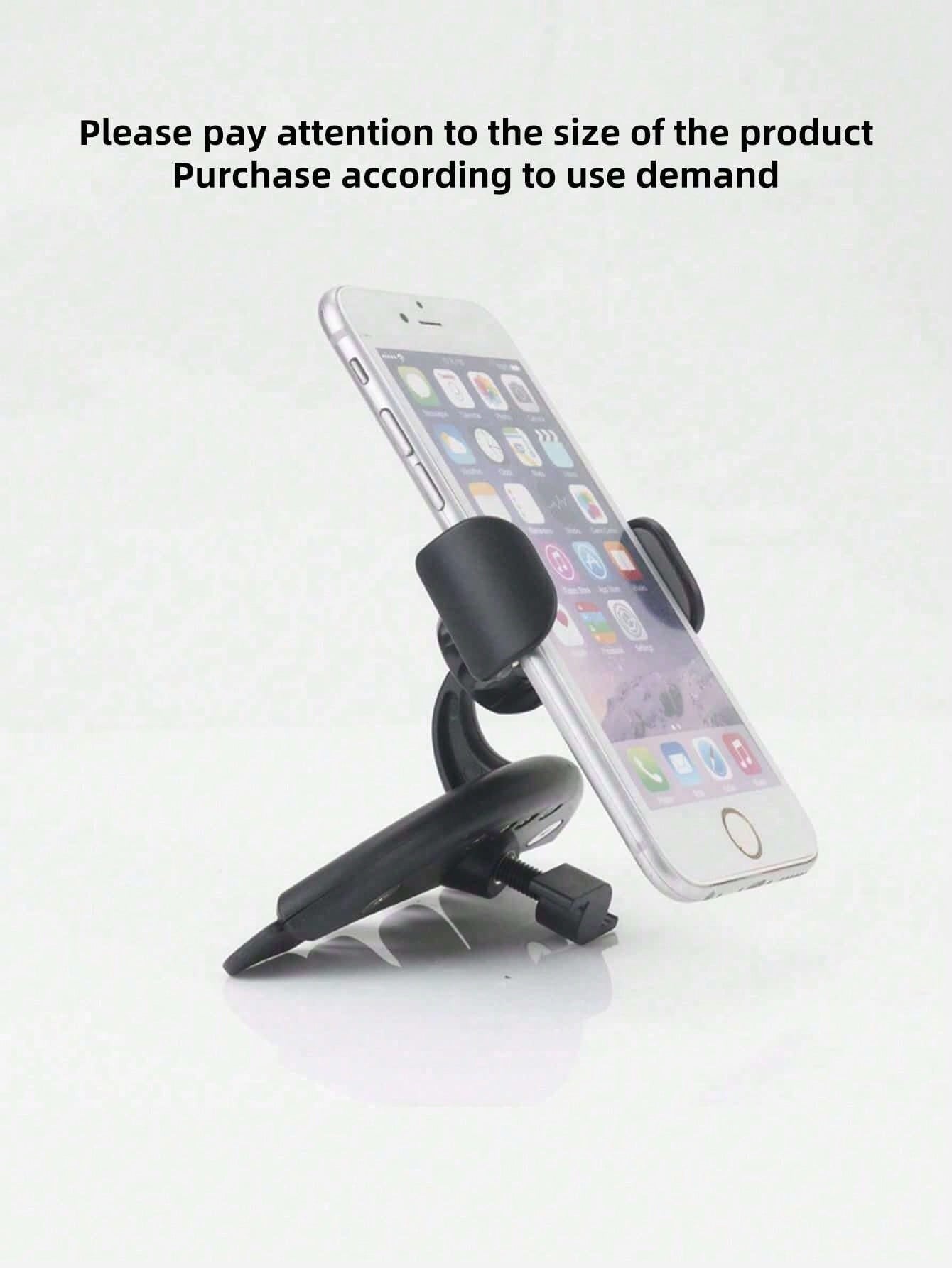 1pc Universal Car CD Slot Phone Holder, Air Vent Navigation Phone Mount, Adjustable & Stable, Suitable For All Smartphones Car Interior Accessory