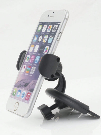 1pc Universal Car CD Slot Phone Holder, Air Vent Navigation Phone Mount, Adjustable & Stable, Suitable For All Smartphones Car Interior Accessory
