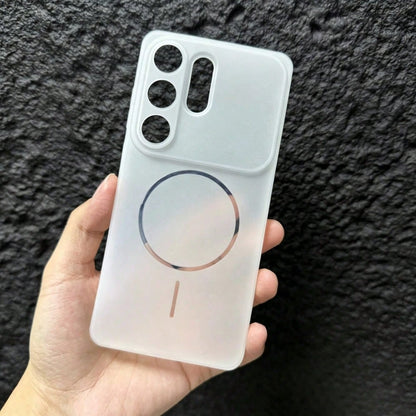 1pc White Matte Semi-Transparent Thin Bare-Hand Feel Breathable Anti-Fingerprint Soft Edge Full Coverage Raised Lens Protection Flexible Scratch-Resistant Phone Case Compatible With Apple 18pro/18prom