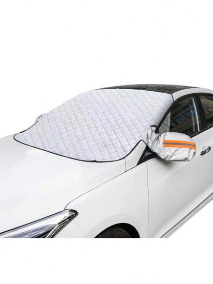 1pc Winter Car Snow Cover, Ice Cover, Summer Sun Shade, Car Window Snow Cover, Front Windshield, Car Accessories