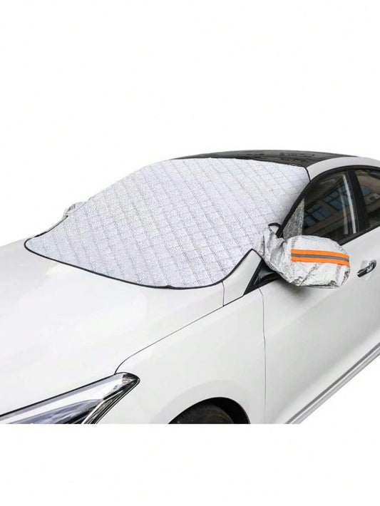 1pc Winter Car Snow Cover, Ice Cover, Summer Sun Shade, Car Window Snow Cover, Front Windshield, Car Accessories