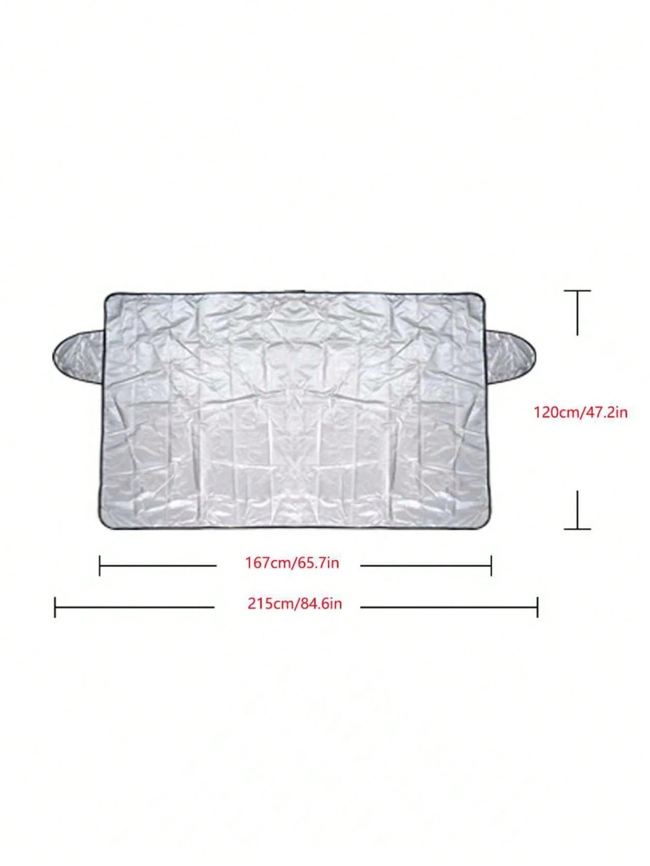 1pc Winter Car Snow Cover, Ice Cover, Summer Sun Shade, Car Window Snow Cover, Front Windshield, Car Accessories
