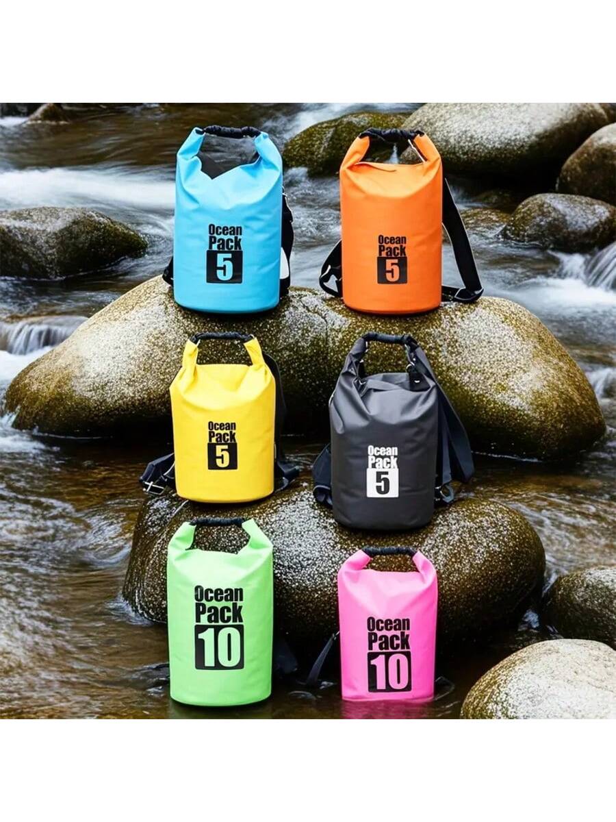 1pc Women's Latest Thickened Crossbody Bag, 2L/5L/10L/15L PVC Outdoor Sports Camouflage Waterproof Bag, Multifunctional Waterproof Pouch, Portable Swimming/River Trekking/Drifting Bag, Outdoor Sports