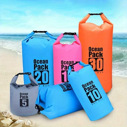 1pc Women's Latest Thickened Crossbody Bag, 2L/5L/10L/15L PVC Outdoor Sports Camouflage Waterproof Bag, Multifunctional Waterproof Pouch, Portable Swimming/River Trekking/Drifting Bag, Outdoor Sports
