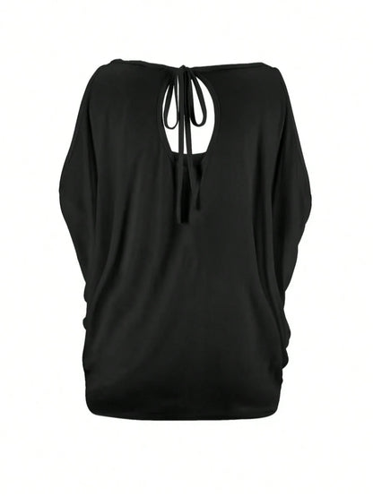 1pc Women's Plus Size Limited Edition Black T-Shirt With Pink Monogram Slogan & Heart Accent- Casual Crew Neck Short Sleeve Relaxed Fit Top- Machine Washable Spring Summer Statement Tee For Casual A