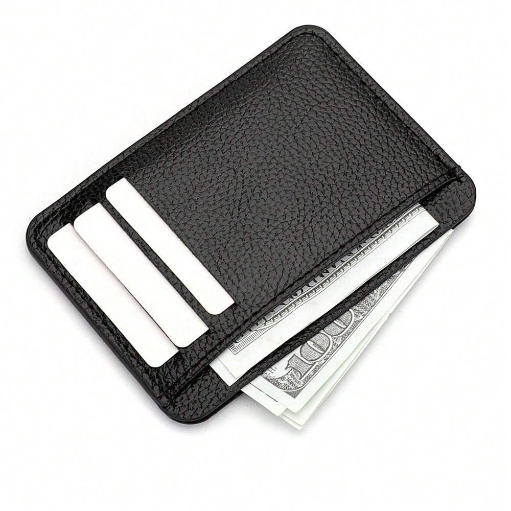 1pc Women's Solid Color PU Leather Soft Leather Multi Card Slot Credit Card Holder Fashionable Ultra-Thin Credit Card Case Wallet For Women Wallet Mini Wallet Purse Wallet Card Wallet Back To School S