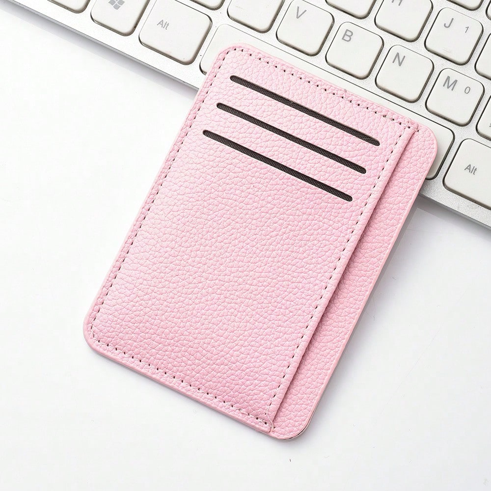 1pc Women's Solid Color PU Leather Soft Leather Multi Card Slot Credit Card Holder Fashionable Ultra-Thin Credit Card Case Wallet For Women Wallet Mini Wallet Purse Wallet Card Wallet Back To School S