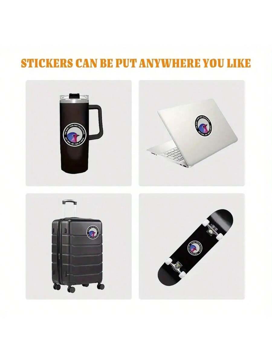1PC,Funny 3-Inch PVC Waterproof Outdoor Sticker- UV-Proof "Calculated Risk" Decal For Laptops, Water Bottles, Books, Notebooks, Phones, Cars, Bumpers, Tents, Trucks, Pickups, Windows, Helmets, Walls