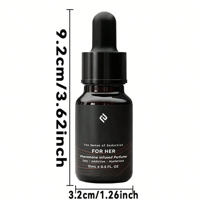 1pcs GDOA Pheromones Perfume For Women – The Original – Long-Lasting Women's Fragrances With Jasmine And Rose – Sweet & Spicy Aroma – Vegan & Cruelty-Free – 15ml/0.50 Fl.Oz,Suitable For Women's Daily