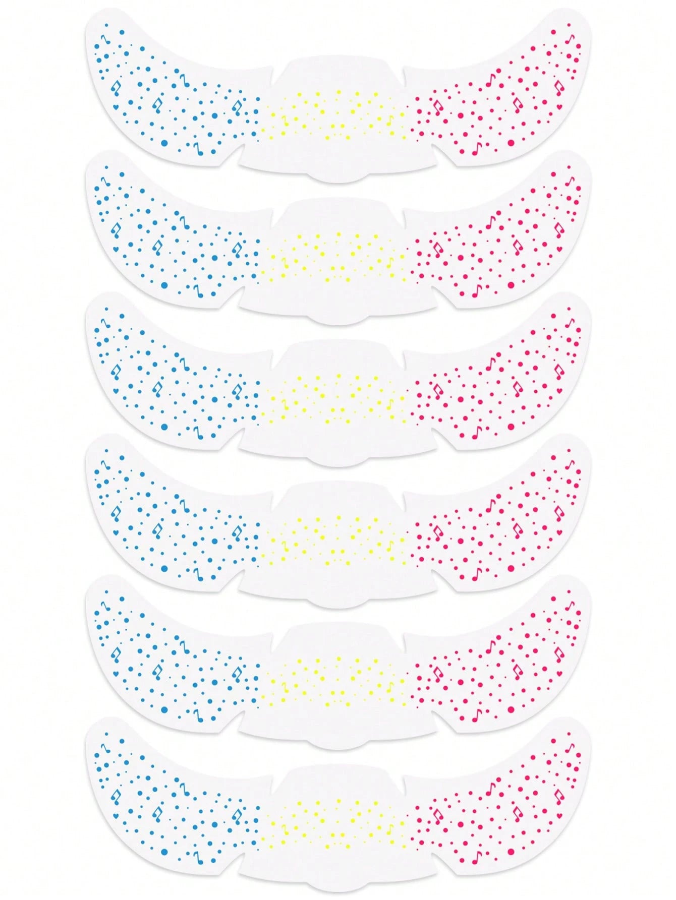2/3/4/5/6pcs Freckle Face Temporary Tattoo Stickers, Waterproof Tattoo Stickers, Glitter Freckle Glow In Dark Sequin Freckle Stickers, Women's Glitter Freckle Face Stickers, Suitable For Dance Music P
