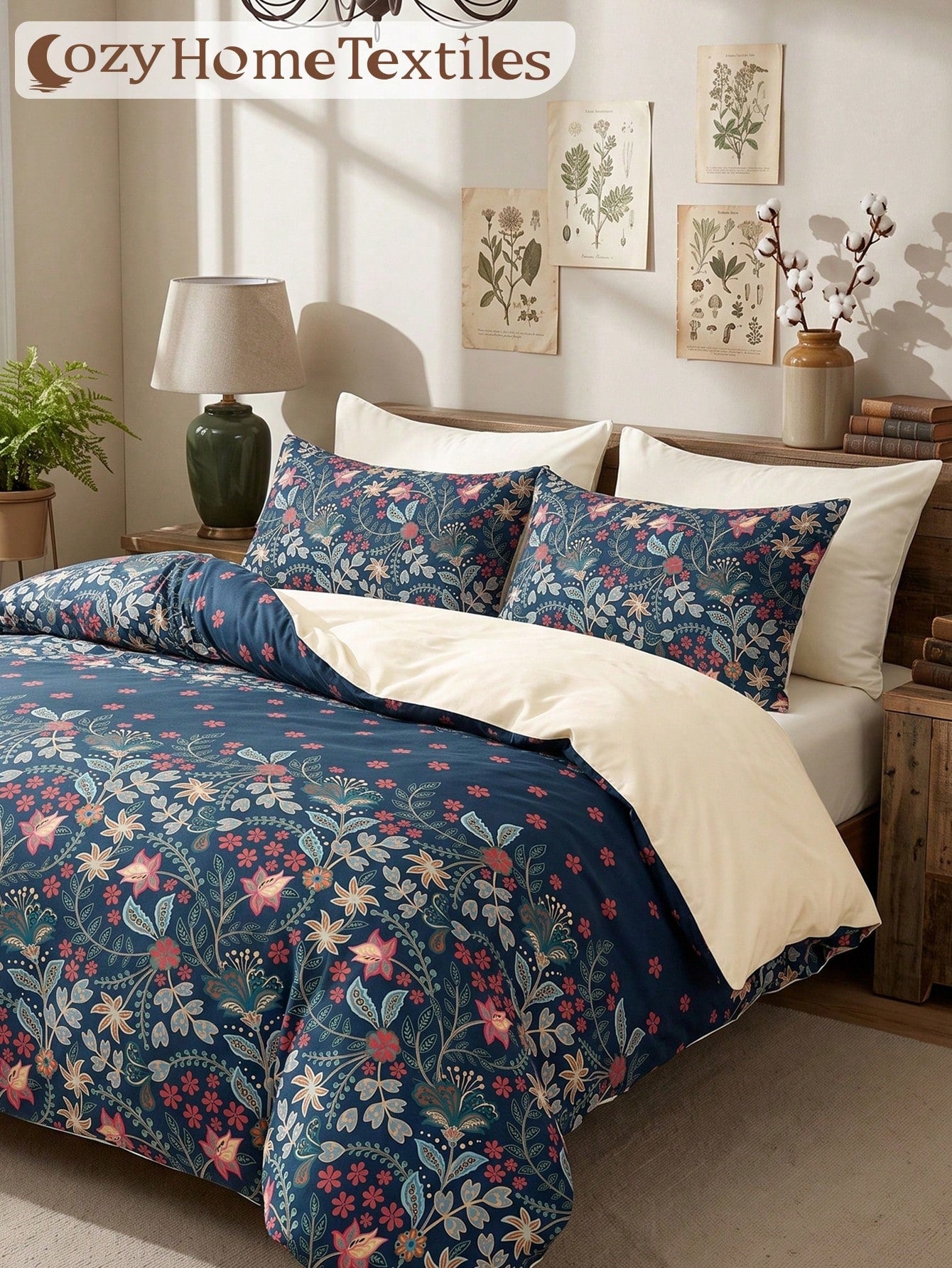 2/3pcs Bohemian Style Print Duvet Cover Set, Comforter Cover Set, Bedding Set, Cozy & Breathable, Lightweight, Anti-Pilling/Machine Washable, Room Decor, Bedroom Decor, Dorm Bedding, For All Seasons