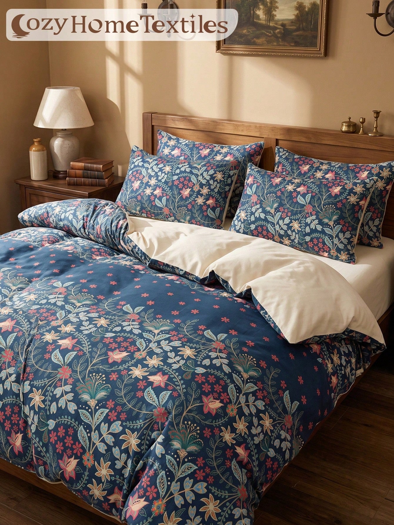 2/3pcs Bohemian Style Print Duvet Cover Set, Comforter Cover Set, Bedding Set, Cozy & Breathable, Lightweight, Anti-Pilling/Machine Washable, Room Decor, Bedroom Decor, Dorm Bedding, For All Seasons