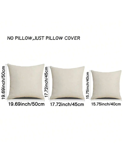 2/4pcs Autumn Pillow Covers, Burnt Orange Wild Flower Pattern, Seasonal Outdoor Farmhouse Style Square Pillow Shams, For Home Sofa And Bedroom Decor, Single-Sided Print, Pillow Insert Not Included