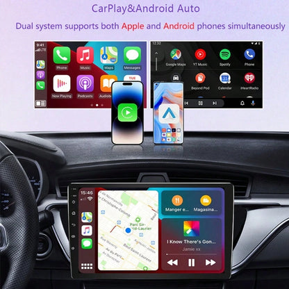 (2 IN 1• Wireless CarPlay ) Wired To Wireless CarPlay Adapter For CarPlay And Android Auto, Mini Size USB Port For 2016+ Cars And 10+/ Android 11+ 2025 Upgrade.(Attached Data Cable)