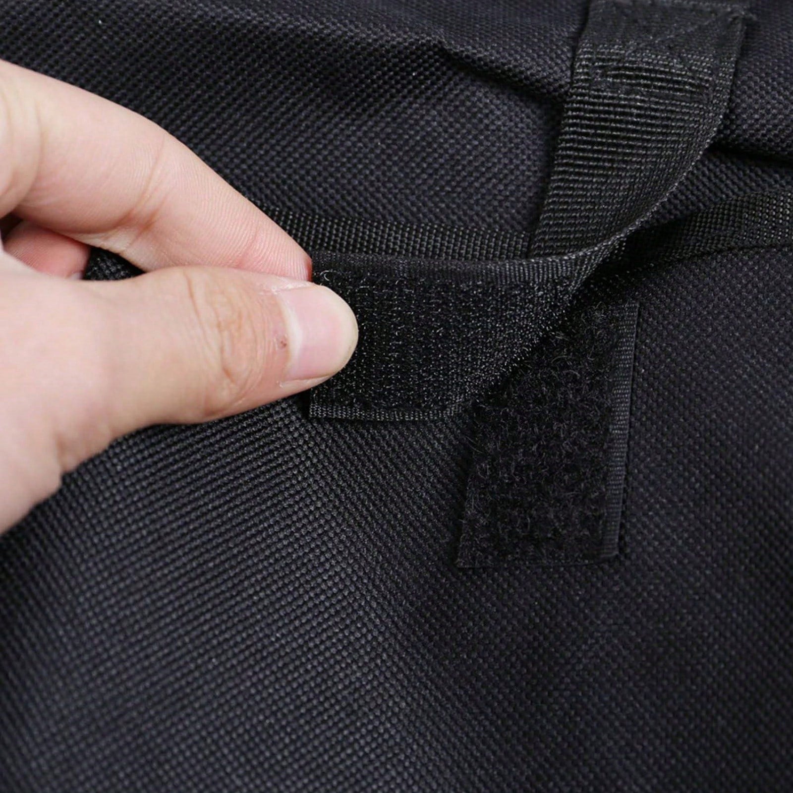 2-Piece Black Oxford Cloth Car Rear Seat Storage Bag With Multiple Pockets For Easy Storage, Suitable For All Car Models, Keeping Your Car Tidy And Orderly!
