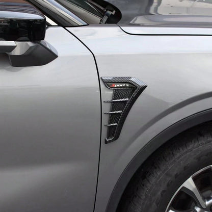 2-Piece Shark Gill Wing Mudguard And Side Air Intake Mudguard, Perfectly Compatible With All Car Models, Making Driving Safer!
