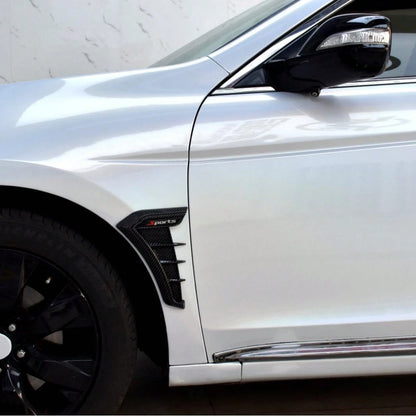2-Piece Shark Gill Wing Mudguard And Side Air Intake Mudguard, Perfectly Compatible With All Car Models, Making Driving Safer!