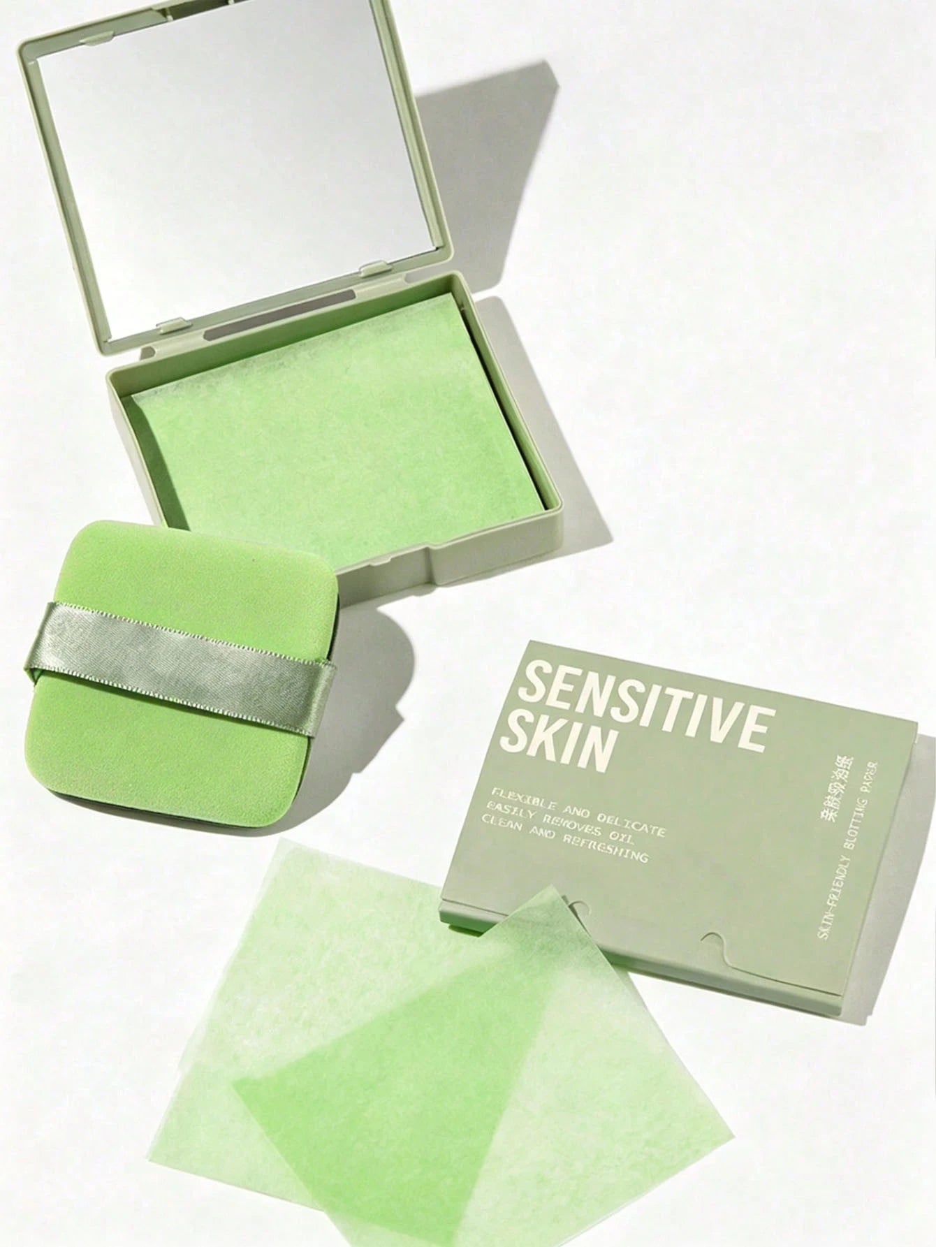 200/100pcs Oil Blotting Paper, Suitable For Printed Rose, Portable Mirror, Beauty Salon, SPA, HR Department, Beauty School, Facial Care, Beautician, Skincare