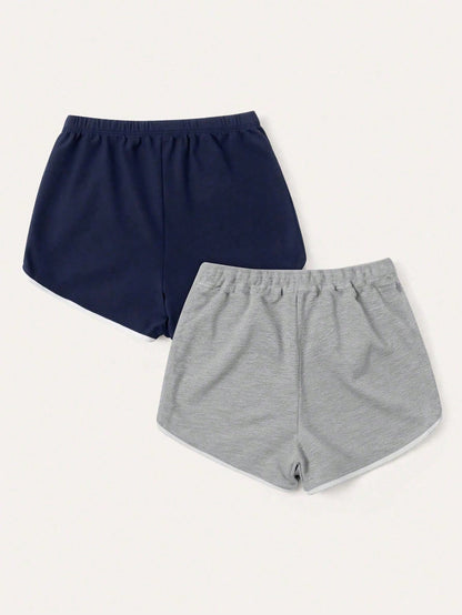 2025 Ladies Letter Print Element Casual Shorts, Suitable For Daily Outdoor Wear
