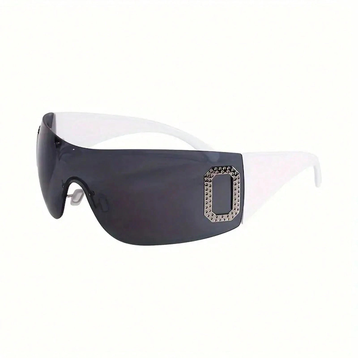 2025 New Fashion Y2K Style Rimless Glasses With Integrated Letter Accessories